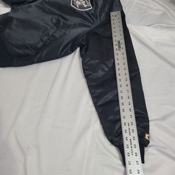 Vintage Proline by Starter Raiders Satin Bomber Jacket Made in the U.S.A Size XL - Picture 13 of 16